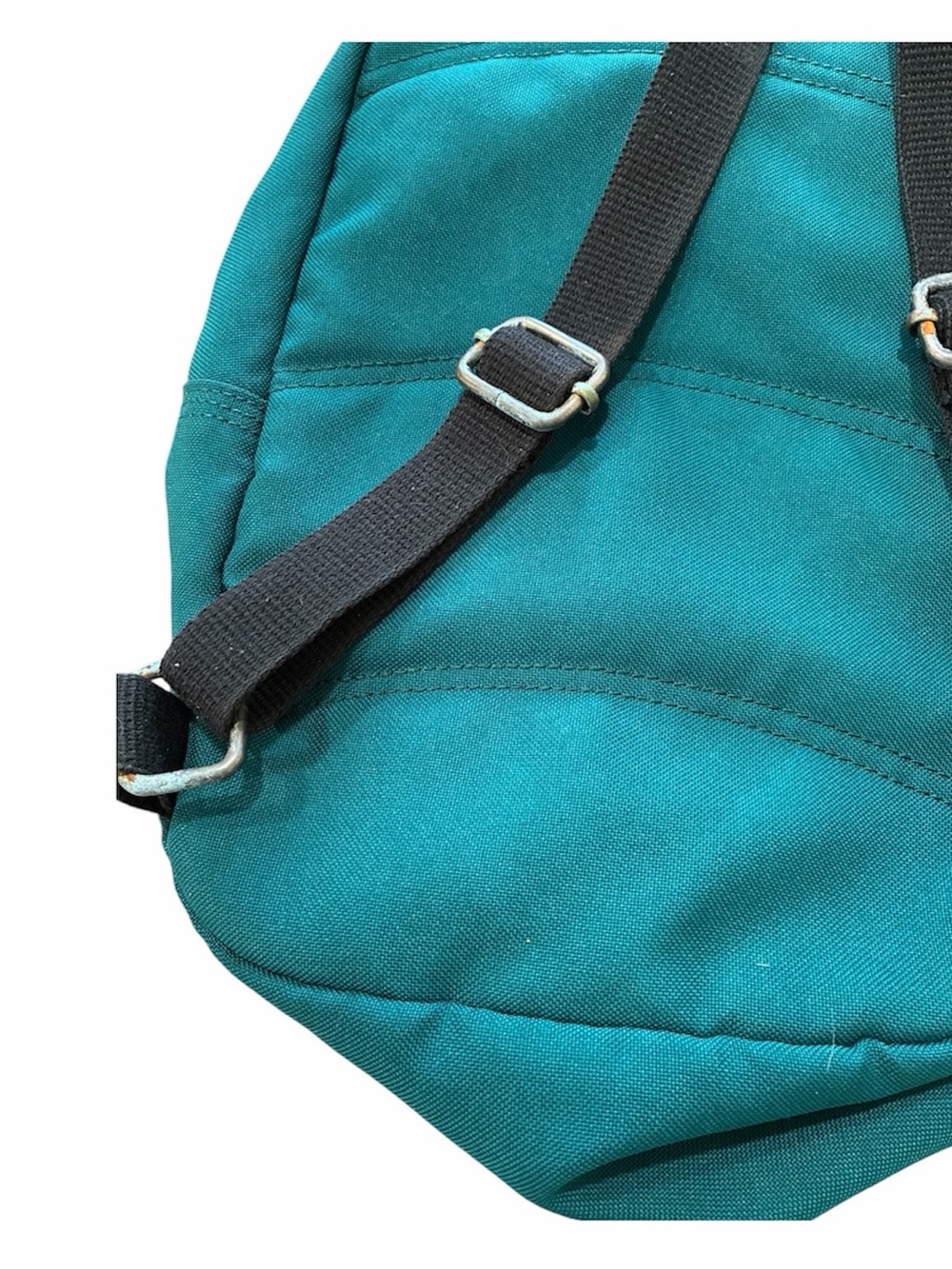 Carhartt teal Mini Backpack front zippered pocket. - Picture 5 of 6